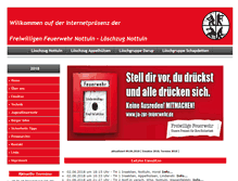 Tablet Screenshot of feuerwehr-nottuln.de